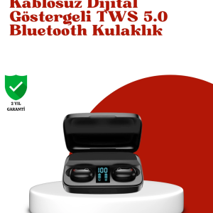 Dokunmatik Kontrollü ABS Malzemeli Bluetooth Kulaklık + Yüksek Kapasiteli Kutu