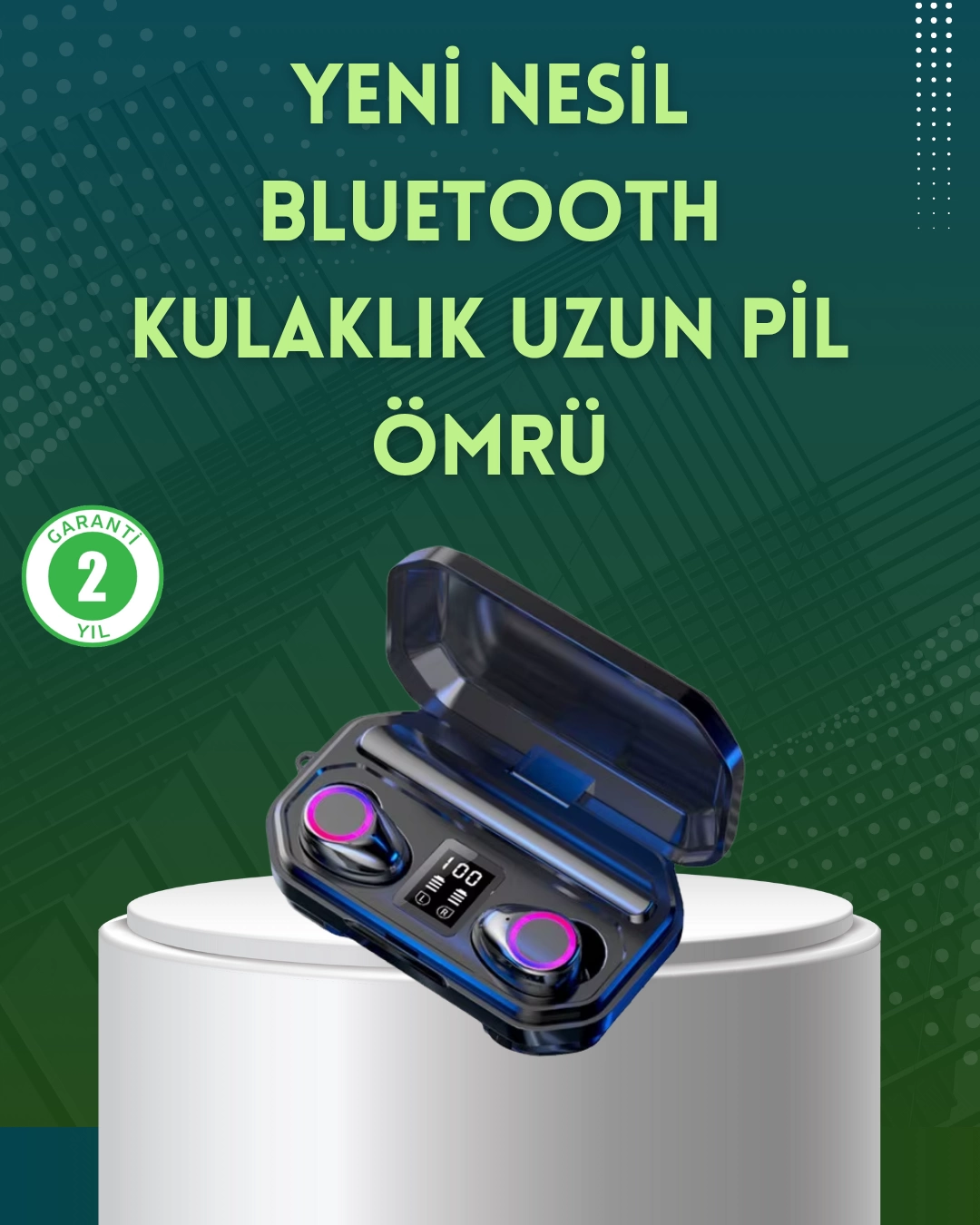 Dokunmatik Kontrollü Bluetooth Kulaklık – Gürültü Engelleme Özellikli 1 Dokunmatik Kontrollü Bluetooth Kulaklık – Gürültü Engelleme Özellikli