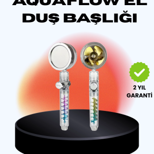 Döner Pervaneli El Duşu Başlığı – Su Tasarruflu, Basınç Artırıcı, Yağmur Etkili