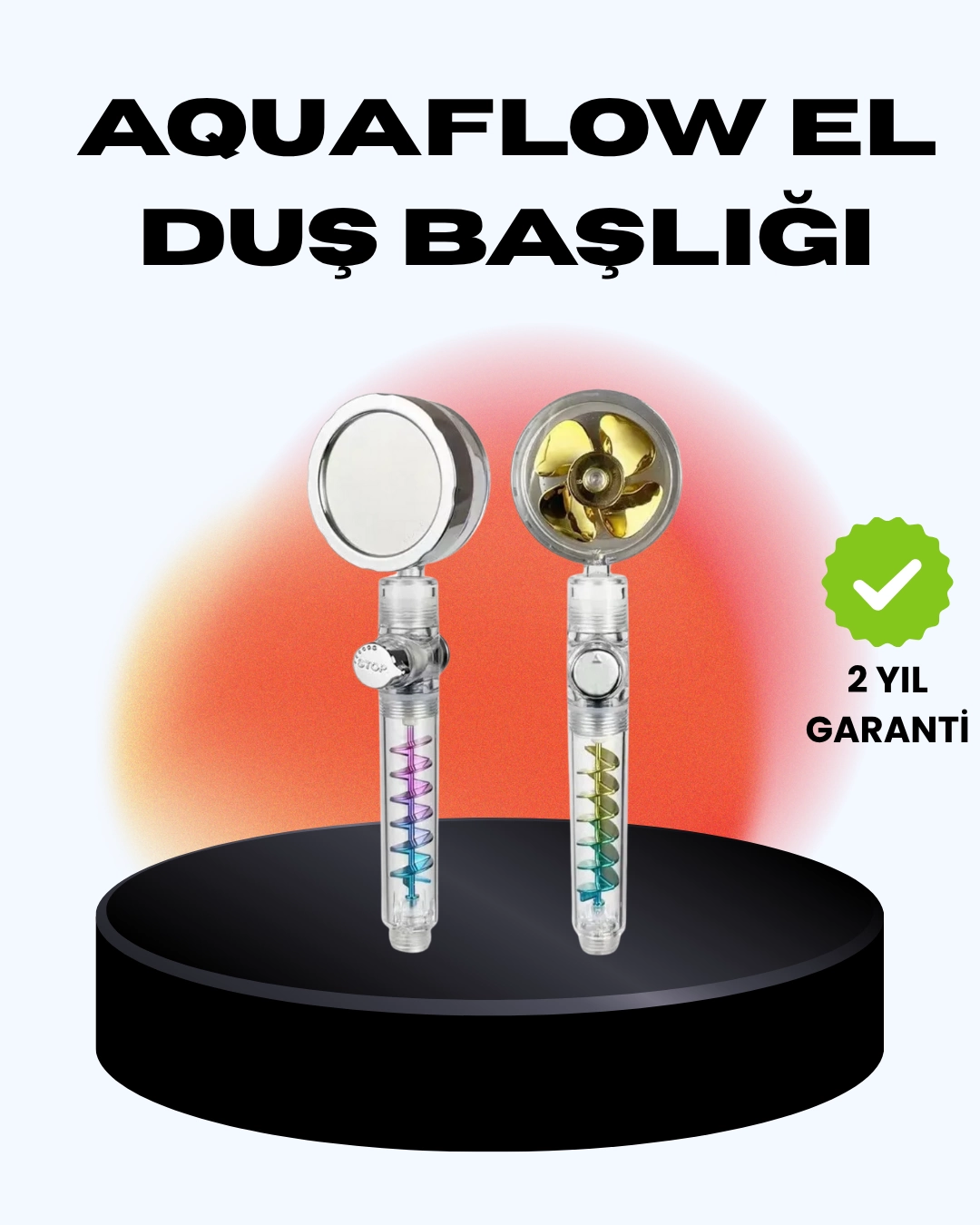 Döner Pervaneli El Duşu Başlığı – Su Tasarruflu, Basınç Artırıcı, Yağmur Etkili 1 Döner Pervaneli El Duşu Başlığı – Su Tasarruflu, Basınç Artırıcı, Yağmur Etkili