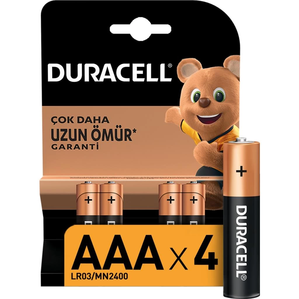 4'Lü AAA İnce Kalem Pil
