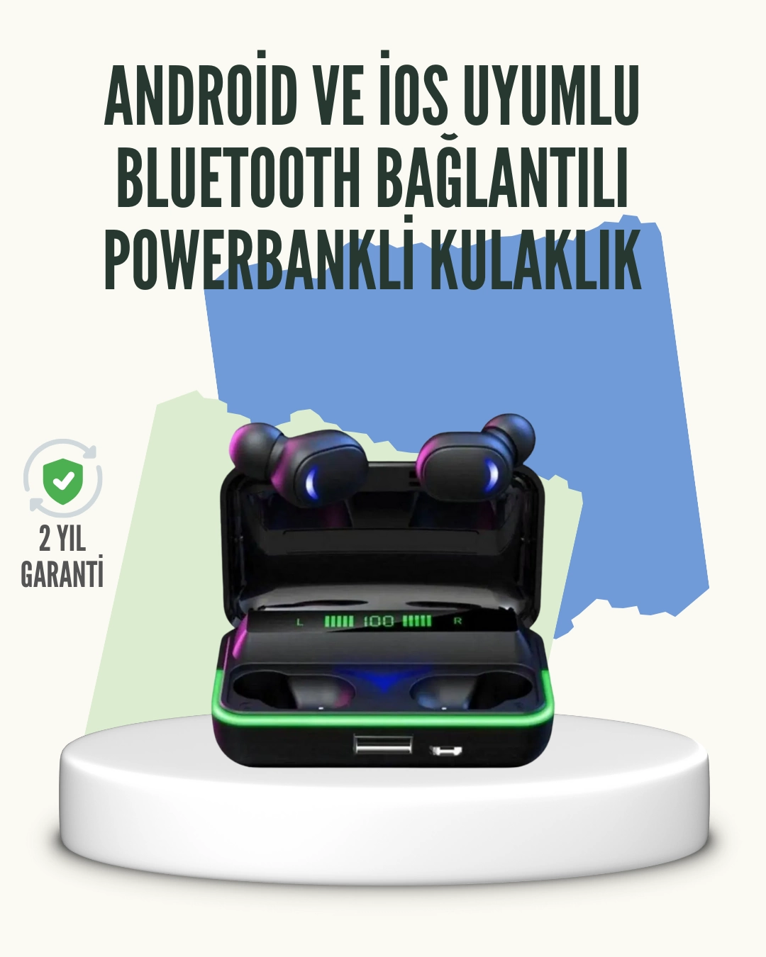 E10 Powerbank Şarjlı Bluetooth 5.1 Kulaklık Spor ve Oyun İçin 1 E10 Powerbank Şarjlı Bluetooth 5.1 Kulaklık Spor ve Oyun İçin