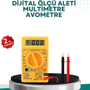 Elektrik Ölçüm Cihazı Dijital Multimetre 10 Amper Destekli