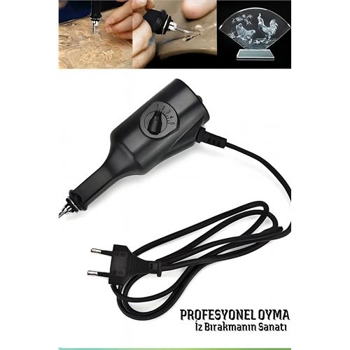 Elektrikli Gravür Kalemi – Metal, Cam, Ahşap İçin Profesyonel Oyma Aleti 722490