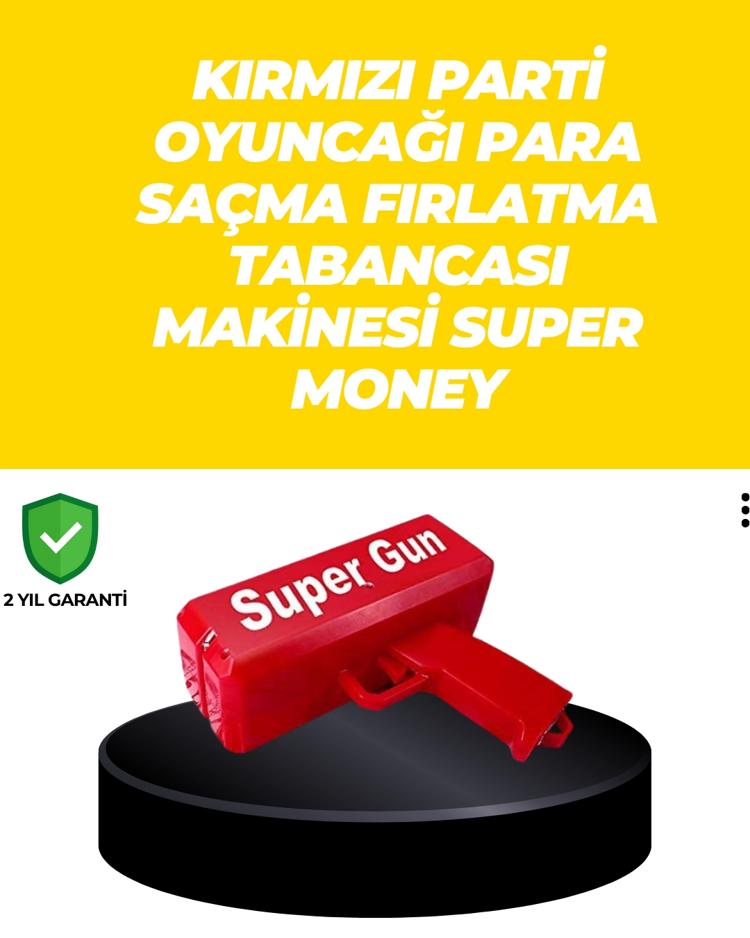 Elektrikli Parti Oyuncağı – Para Atan Tabanca 1 Elektrikli Parti Oyuncağı – Para Atan Tabanca