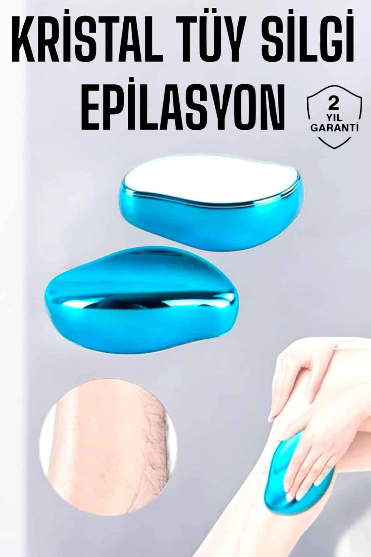 Epilasyon Aleti Bacaklar Kollar İçin Yıkanabilir Kristal Epilatör Tüy Silgi 1 Epilasyon Aleti Bacaklar Kollar İçin Yıkanabilir Kristal Epilatör Tüy Silgi