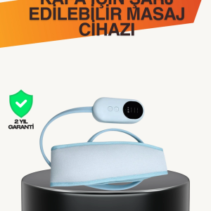 Evde Spa Etkisi Sunan Isıtmalı Baş Masaj Cihazı