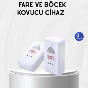 Fare, Sivrisinek ve Böcek Kovucu Ultrasonik Cihaz – Güvenli ve Kimyasalsız Çözüm