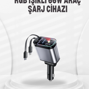 Ford, Opel, Volvo, Skoda Araçlar için 66W Çoklu Hızlı Şarj Cihazı