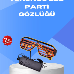 Gece Eğlencelerine Özel Renkli LED Işıklı Gözlük