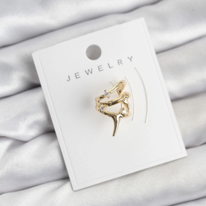 Gold Renk Pirinç Diken Model Kıkırdak Earcuff Küpe
