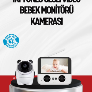 Görüntülü Bebek Monitörü 4.3 İnç Ekran ve Sesli İletişim