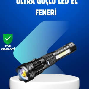 Güçlü LED El Feneri Şarj Edilebilir Çok Modlu