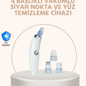 Güçlü Vakumlu Siyah Nokta Temizleyici – Cilt Pürüzlerini Gideren