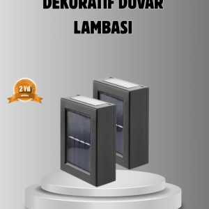 Güneş Enerjili 6 LED Solar Lamba – Fotoselli, Su Geçirmez ve Çevre Dostu Bahçe Işığı