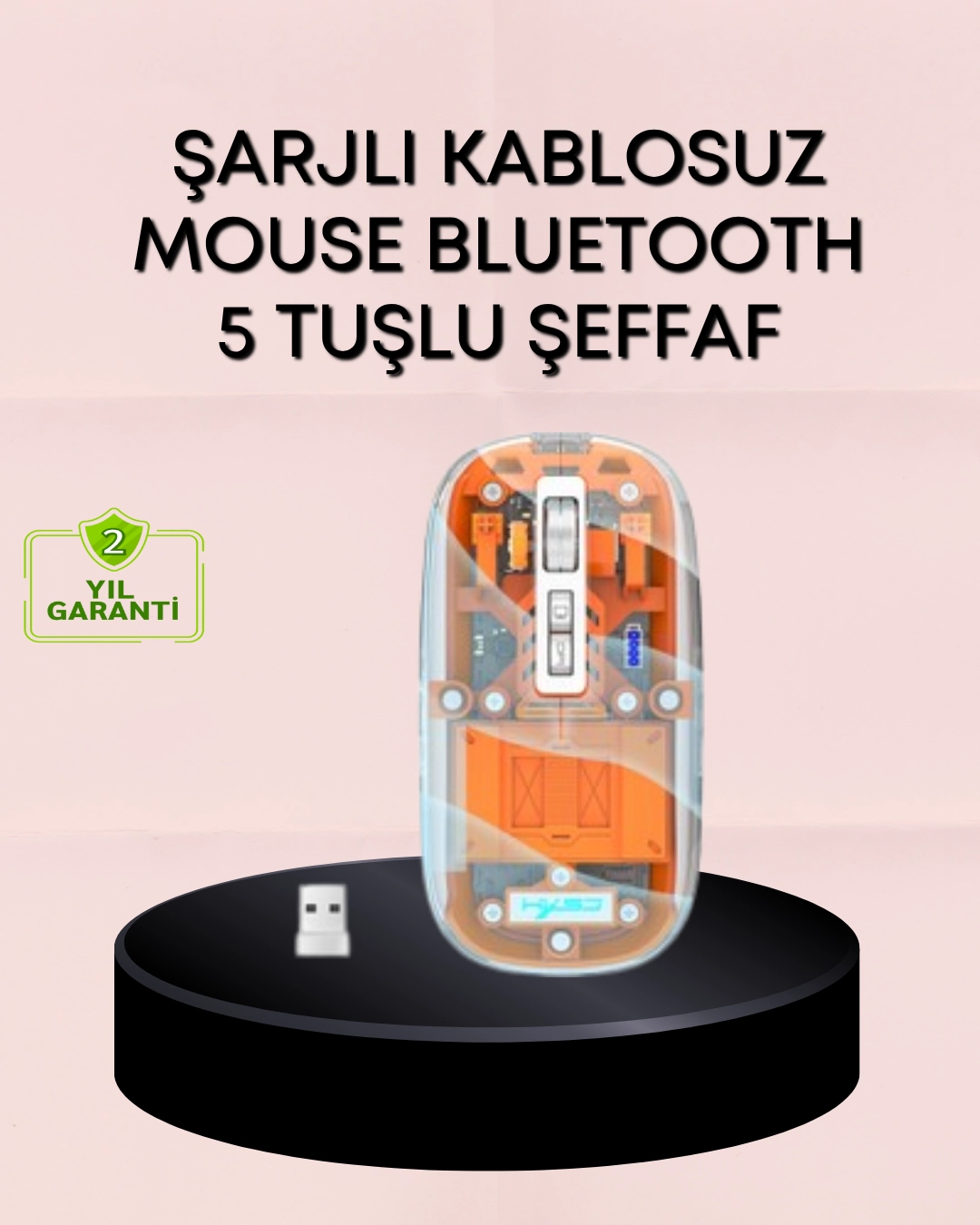 Hafif ve Taşınabilir Fare – 43 Gram, Otomatik Uyku Modlu 1 Hafif ve Taşınabilir Fare – 43 Gram, Otomatik Uyku Modlu