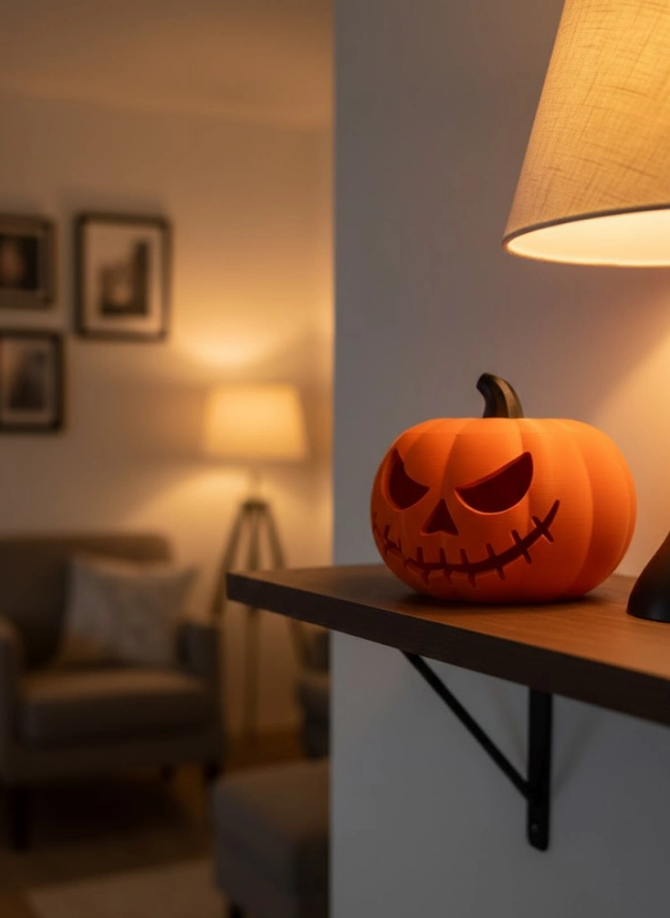 Halloween Balkabağı Dekor 23×15 cm Cadılar Bayramı Biblo Süs Objeleri