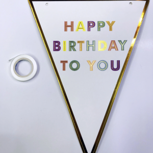 Happy Birthday To You Flama Bayrak Süs