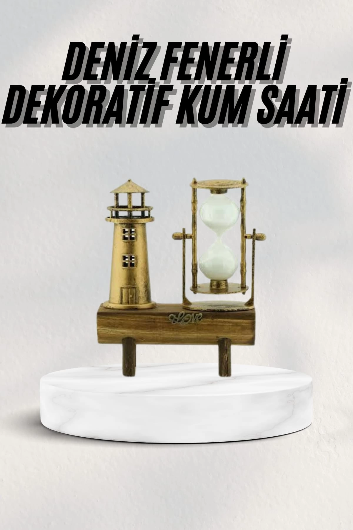 Hediyelik Kum Saati Retro Dekoratif Deniz Feneri Kum Saati 1 Hediyelik Kum Saati Retro Dekoratif Deniz Feneri Kum Saati