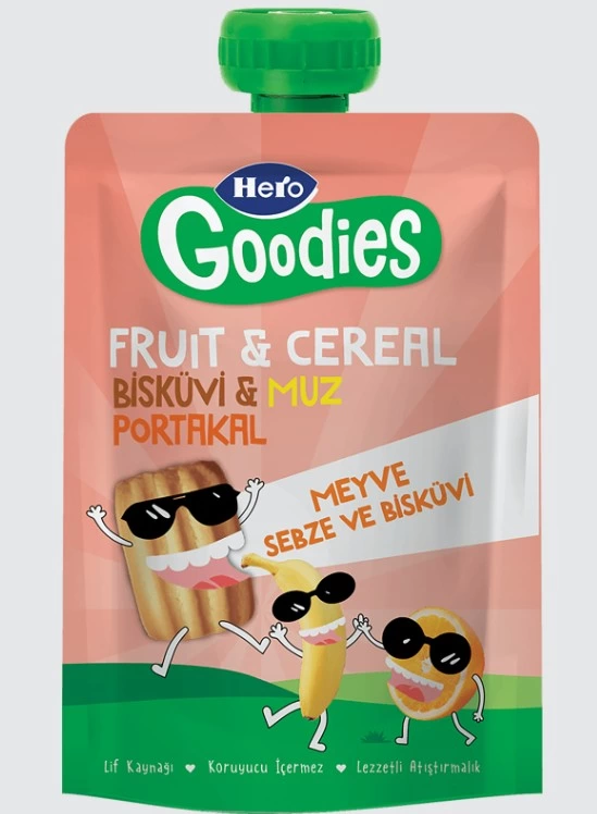 Goodies Muz Portakal Bisküvi Havuç 100 Gr