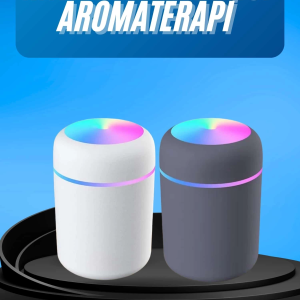 Humidifier LED Işıklı Mini Ortam Oda Kokusu Aromaterapi Buhardanlık