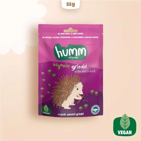Organik Vegan Pancarlı Grissini 55 Gr