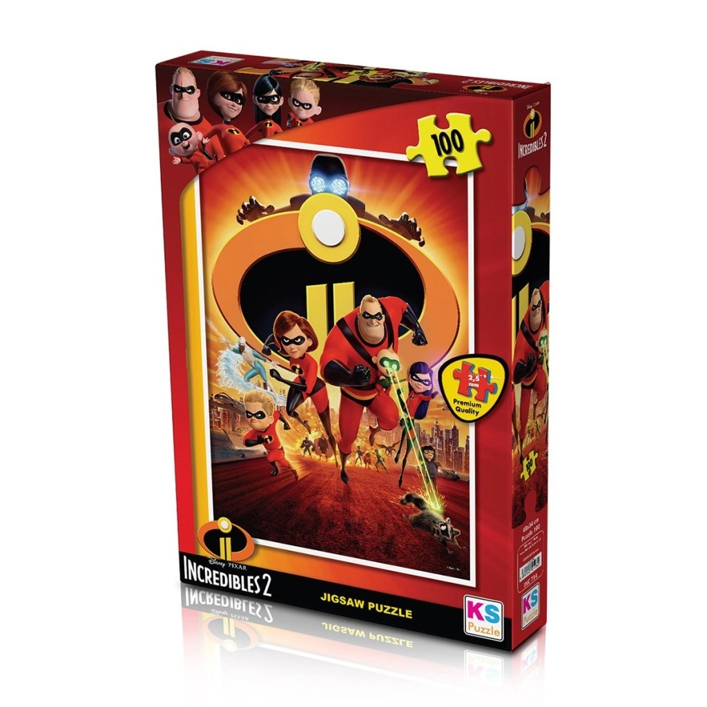 INC714  Incredibles / 100 Parça Puzzle