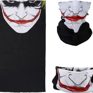 Joker Desenli Çok Amaçlı – Yüz, Boyun ve Bandana Maskesi 5 No