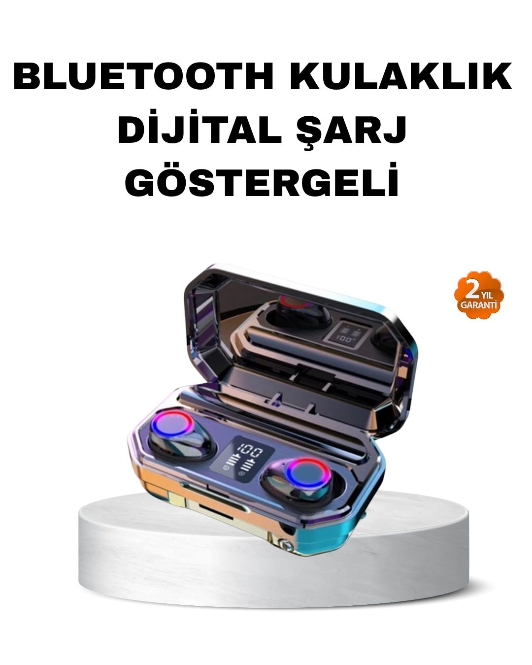 Kablosuz Kulaklık Uzun Pil Ömürlü Şarj Kutulu Ergonomik Hafif Tasarım 1 Kablosuz Kulaklık Uzun Pil Ömürlü Şarj Kutulu Ergonomik Hafif Tasarım