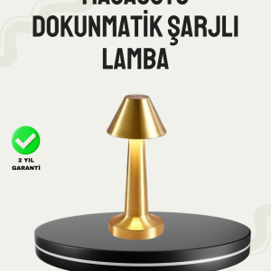 Kablosuz LED Masa Lambası 1800mAh 3 Renk Aydınlatma Dokunmatik