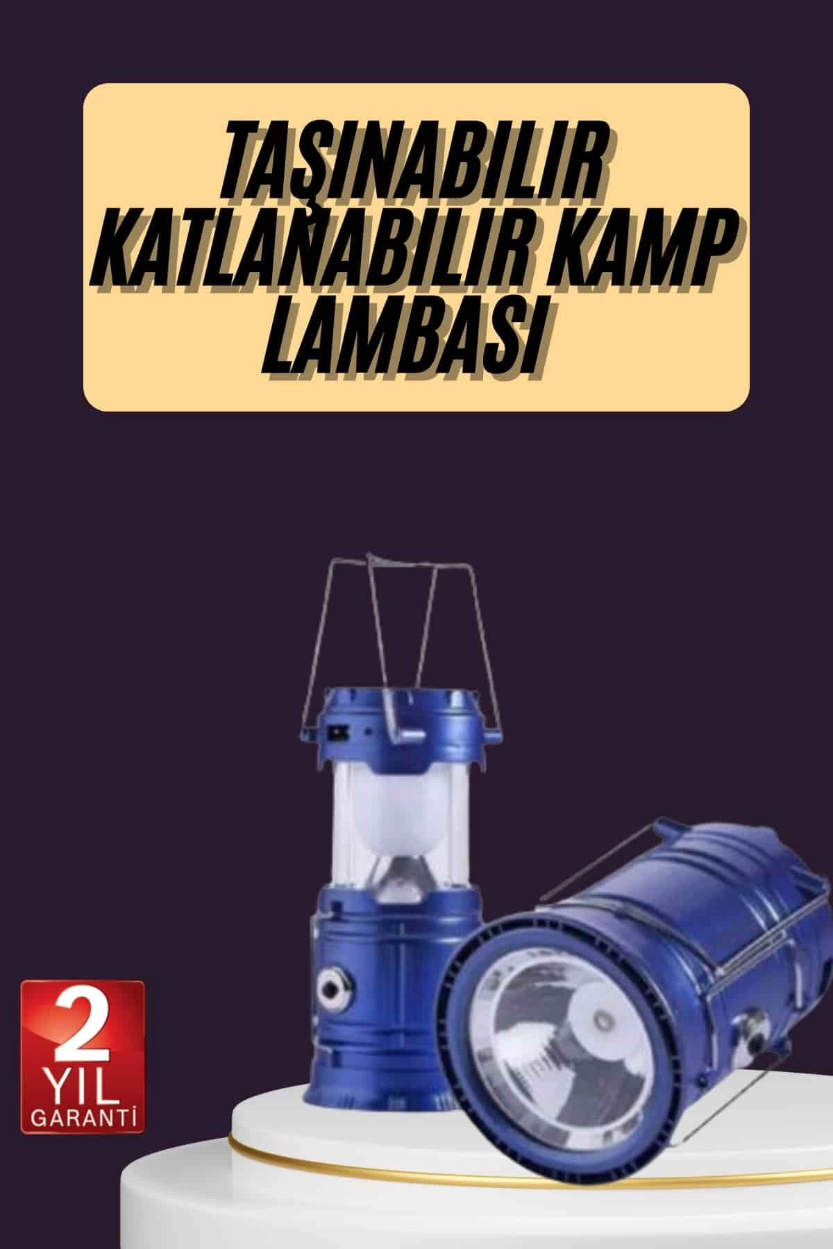 Kamp Feneri Şarj Edilebilir Güneş Enerjili Işıldak USB Şarjlı 1 Kamp Feneri Şarj Edilebilir Güneş Enerjili Işıldak USB Şarjlı