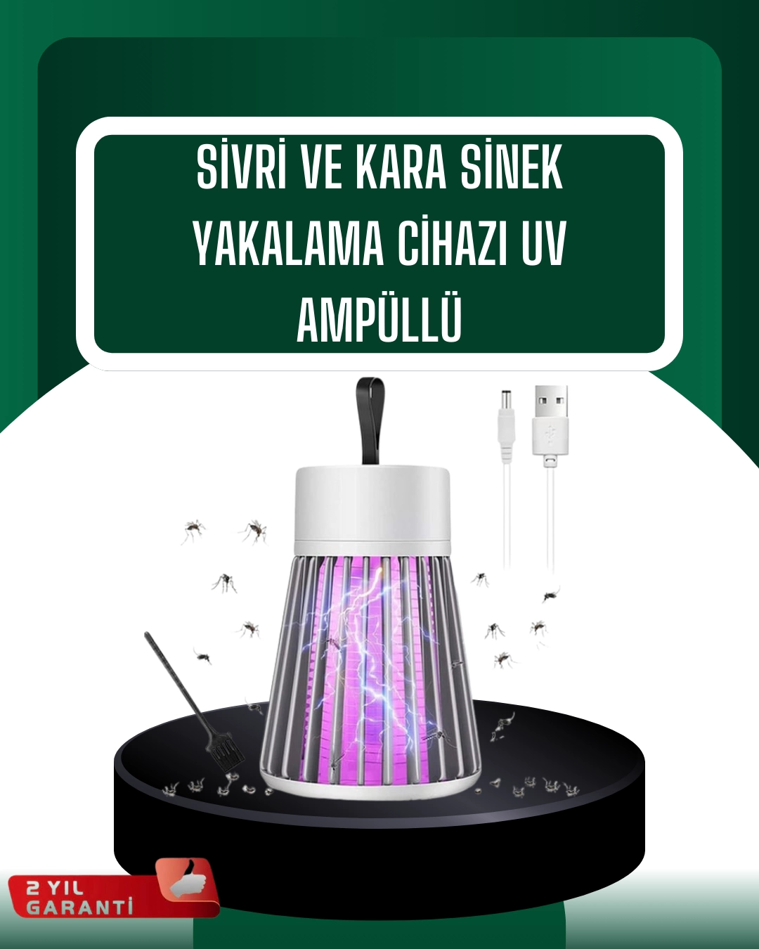 Kamp ve Bahçe İçin Şarjlı Böcek Kovucu Lamba 1 Kamp ve Bahçe İçin Şarjlı Böcek Kovucu Lamba