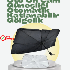 Katlanabilir Oto Güneşlik – Pratik, Dayanıklı, UV Koruyucu Tasarım
