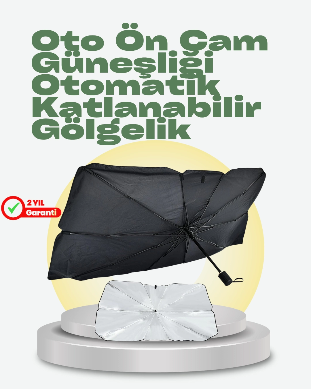 Katlanabilir Oto Güneşlik – Pratik, Dayanıklı, UV Koruyucu Tasarım 1 Katlanabilir Oto Güneşlik – Pratik, Dayanıklı, UV Koruyucu Tasarım