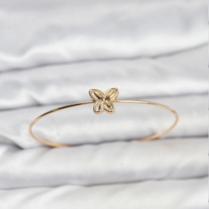 Kelebek Model Gold Renk Bileklik