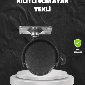 Kilitli 4 cm Evrensel Tekerlek Ayak Tek Adet