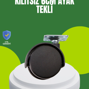 Kilitsiz 6 cm Tekerlek Ayak Tek Adet
