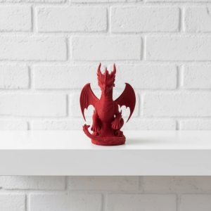Kırmızı Ejderha Biblo 12 cm