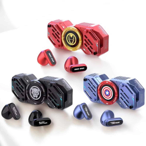 Kırmızı Kablosuz Bluetooth Kulaklık Stres Çarklı  Kulaklığı