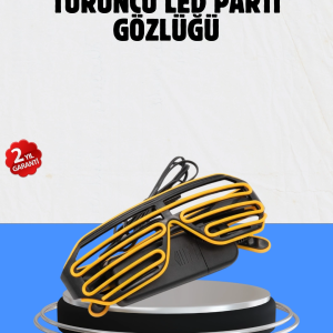 Kutlamalara Renk Katan LED Işıklı Parti Gözlüğü