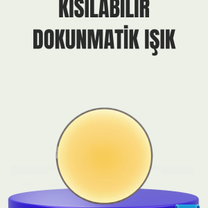 LED Hareket Sensörlü Gece Lambası Kablosuz Duvar Tipi