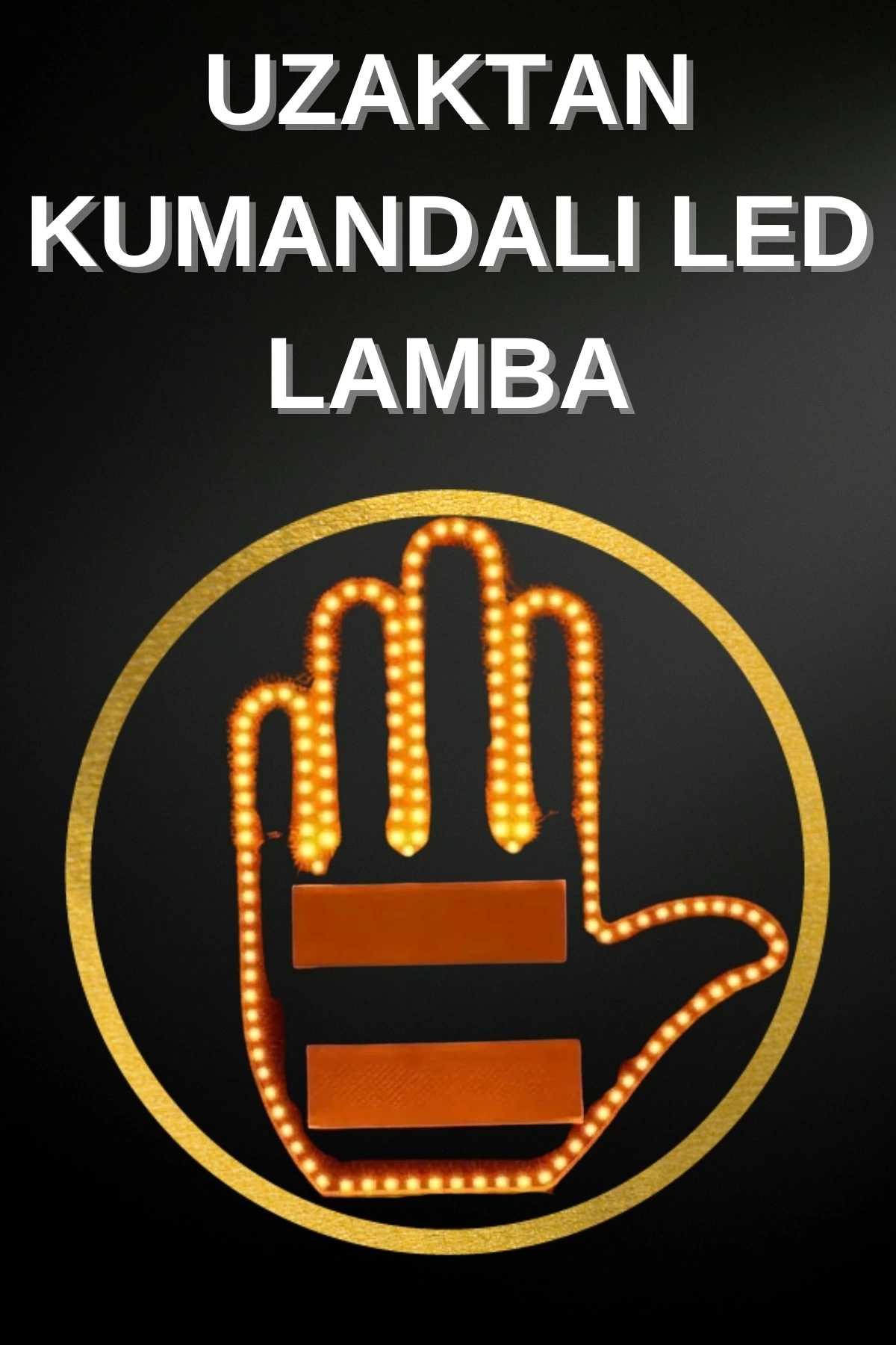 Led Işık El İşareti Araç Camı İçin Uzaktan Kumandalı 1 Led Işık El İşareti Araç Camı İçin Uzaktan Kumandalı
