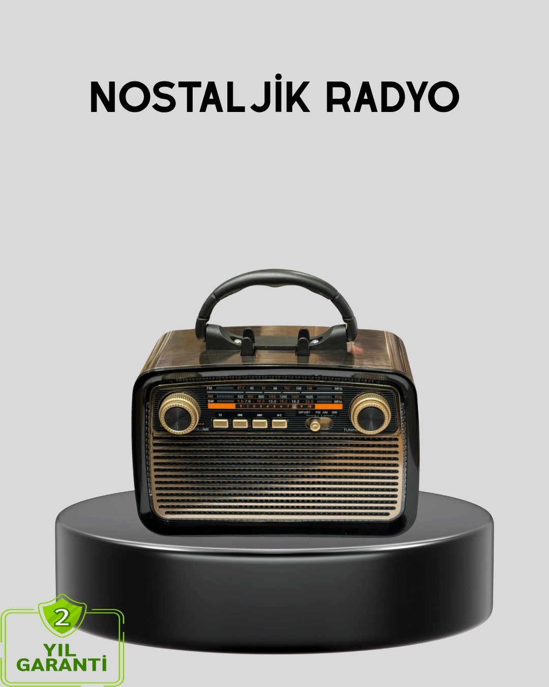 LED’li Nostaljik Bluetooth Hoparlör – Vintage Tasarım, Ahşap Doku 1 LED’li Nostaljik Bluetooth Hoparlör – Vintage Tasarım, Ahşap Doku