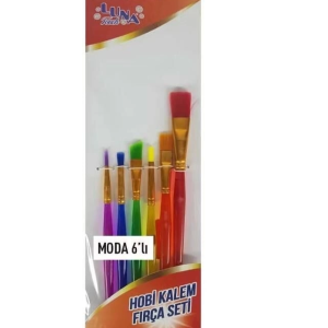 Luna Moda Hobi Kalem Fırça Seti 6 Parça