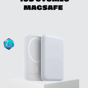 MagSafe 15W Kablosuz Hızlı Şarj, Lightning Girişli Taşınabilir Batarya