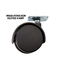 MASA AYAĞI 6CM KİLİTSİZ 4 ADET