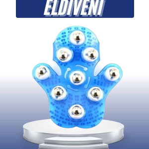 Masaj Aleti El Şeklinde Omuz Bacak Bilyeli Masaj Eldiveni El Şekilli