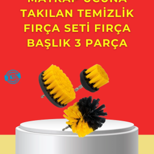 Matkap Ucu Temizlik Aparatı 3’lü Fırça Seti