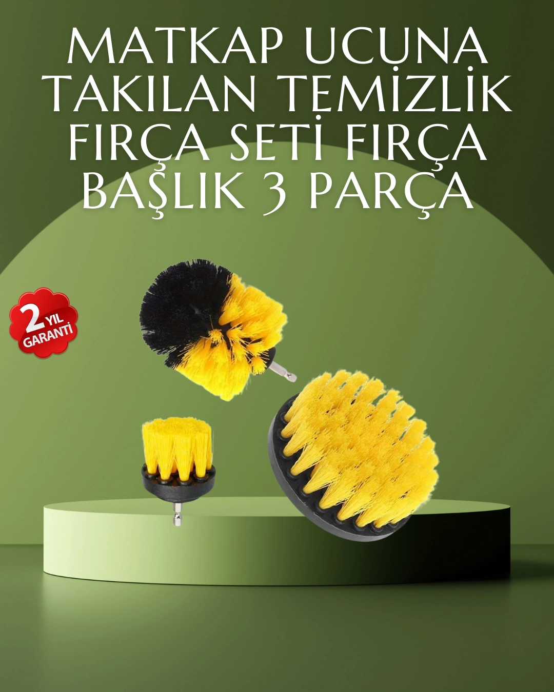 Matkap Ucu Temizlik Fırçası Seti Ev ve Araç İçin 1 Matkap Ucu Temizlik Fırçası Seti Ev ve Araç İçin