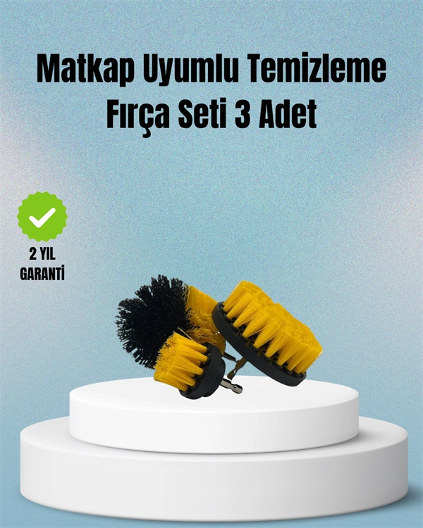 Matkap Uyumlu Temizlik Fırçası – Kablolu ve Akülü Matkaplarla Kullanılabilir 1 Matkap Uyumlu Temizlik Fırçası – Kablolu ve Akülü Matkaplarla Kullanılabilir